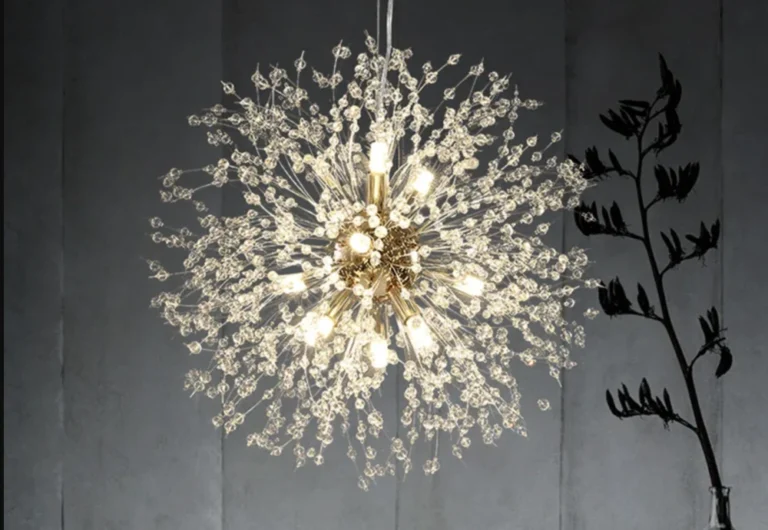 modern farmhouse crystal chandelier